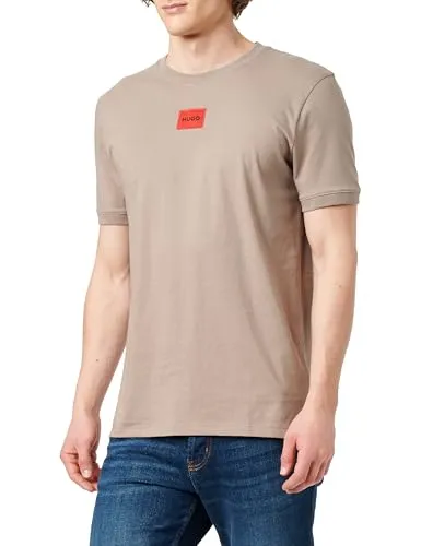HUGO T-Shirt Diragolino mit Rundhalsausschnitt - Vielseitiges T-Shirt für jeden Anlass. Das Diragolino von HUGO überzeugt mit bequemem Regular Fit und weichem Baumwollstoff. Ideal für lässige Looks oder schicke Kombinationen mit Sakko und Chino.