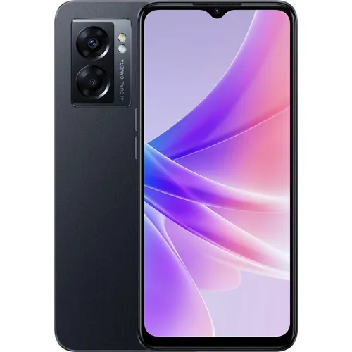 Oppo A77 5G Smartphone schwarz - 6GB/128GB - Handys ohne Vertrag mit 5G-Technologie, ideal für schnelles Surfen und Streaming unterwegs.