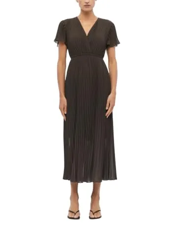 Comma Plissiertes Kleid in Midilänge von comma,