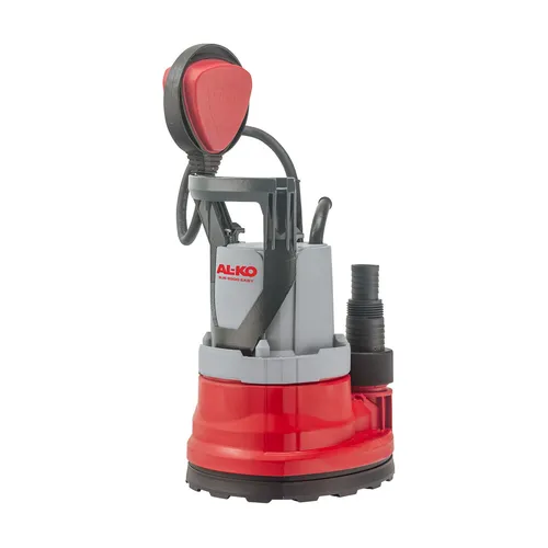 AL-KO Klarwassertauchpumpe SUB 8500 Easy - Wasserpumpen mit 290 W Motorleistung, max. Förderhöhe 6 m und flachabsaugend bis 5 mm. Ideal für Brunnen und Schwimmbecken, mobil dank leichtem Design und Tragegriff.