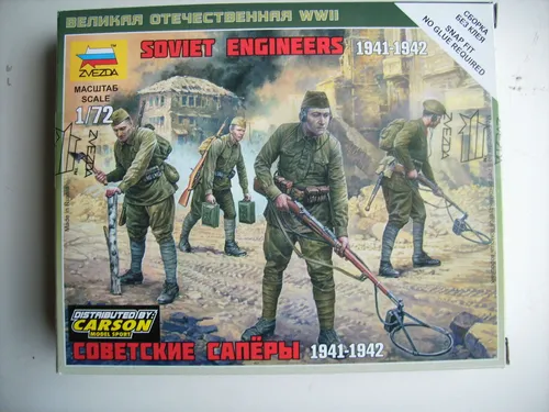 Zvezda 500786108 Soviet Engineers Figurensatz - 1:72