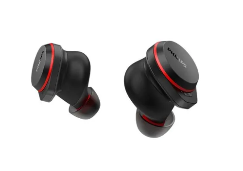PHILIPS TAA 7507 BK/00 TWS In-ear Kopfhörer - Bluetooth In-Ear-Kopfhörer in elegantem Schwarz, ideal für kabellosen Musikgenuss und perfekten Tragekomfort.