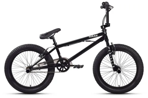 CHILLIZ BMX Freestyle 20 Zoll XB.01 schwarz - Fahrräder: BMX-Bike für Kinder und Erwachsene, ausgestattet mit BMX Pegs und Kettenschutz für zusätzliche Sicherheit und Spaß beim Freestyle-Fahren.