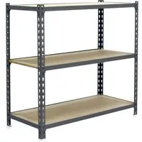 PROREGAL® Schwerlastregal BABY MULI 90x80x40cm - Werkstatteinrichtung mit 3 Fachböden und einer Fachlast von 150kg, ideal für die sichere Lagerung schwerer Gegenstände.