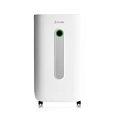 Airalia AIR-DH20 Luftentfeuchter Elektrisch 20L Luft Entfeuchtung pro Tag - Raumentfeuchter mit Schlauch Ablauf, 6,5L Tank, 195m³ Durchsatz/Stunde - Räume bis 40m² - Raumluftentfeuchter Dehumidifier