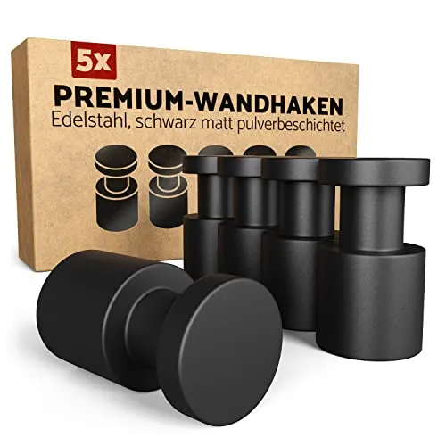 Garderobenhaken Schwarz von GARDELI