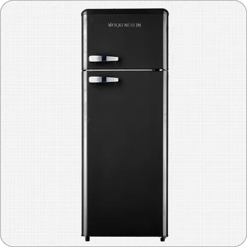 Kühl- und Gefrierkombination Wolkenstein GK212.4RT B - Freistehende Kühl- und Gefrierkombination in elegantem Schwarz, bietet optimalen Stauraum und Energieeffizienz der Klasse E für Ihren Haushalt.