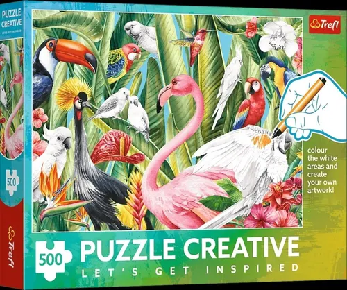 Puzzle 500el Creative Rajskie ptaki TREFL 37564 TR TREFL 5900511375640