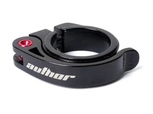 Sattelklemme Fahrrad Schnellspannner Sattelstützklemme 34,9mm Author Alu schwarz