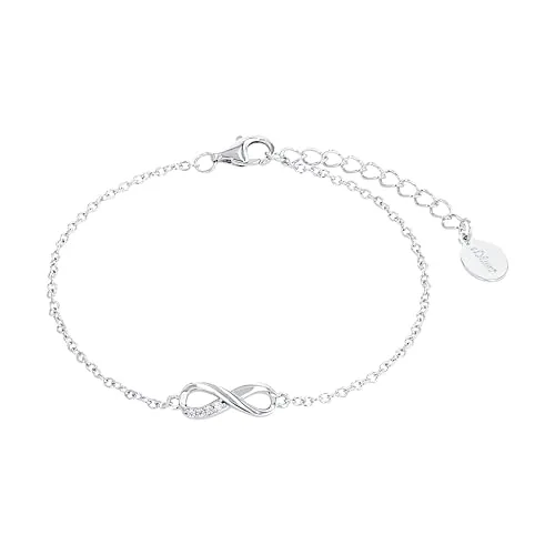 s.Oliver Silberarmband Infinity mit Zirkonia von s.Oliver