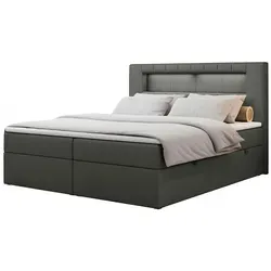Boxspringbett 180x200 mit LED in gold von Möbel Kraft
