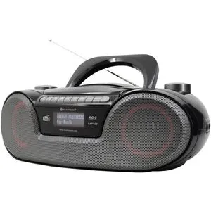 SOUNDMASTER SCD8300 - Schwarz Radiorekorder mit CD-Spieler, Bluetooth, DAB+ und UKW für kabelloses Musikstreaming und hervorragenden Klang