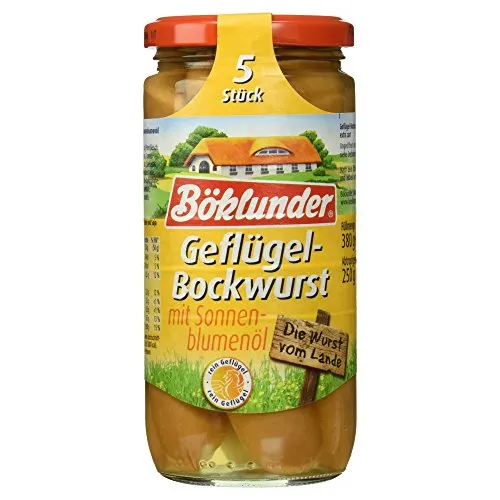 Böklunder Geflügel-Würstchen in Eigenhaut, 5 Stück, 250 g