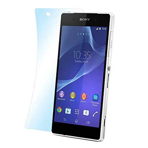 doupi Ultrathin Schutzfolie für Sony Xperia Z2 (5,2 Zoll), matt entspielgelt optimiert Display Schutz (3X Folie in Packung)