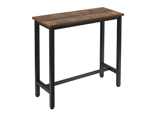 Woltu Bartisch aus Metall mit MDF Tischplatte, 100x40cm von WOLTU