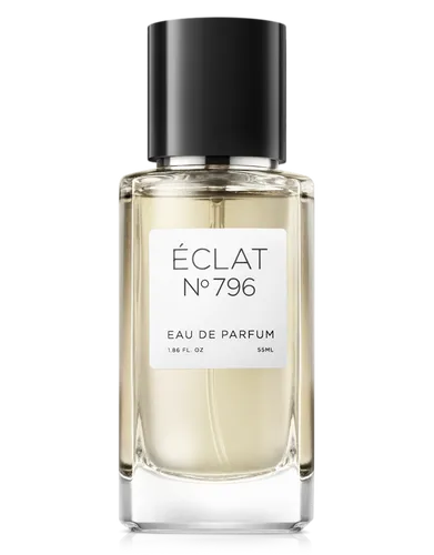 ÉCLAT 796 Herren Parfum, 55ml - Intensiver Duft mit Weihrauch und Grapefruit - Herrenparfum in Reisegröße, ideal für unterwegs. Erleben Sie die erfrischende Kombination aus Weihrauch, Grapefruit und Ingwer für einen unvergesslichen Auftritt.