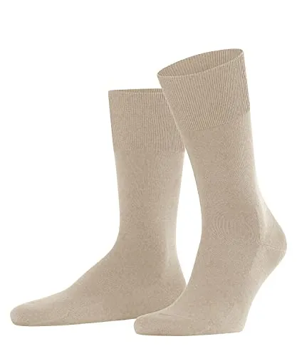 FALKE Herren Socken ClimaWool M So Wolle Lyocell einfarbig 1 Paar, Beige Pebble Melange 4044, 47-48