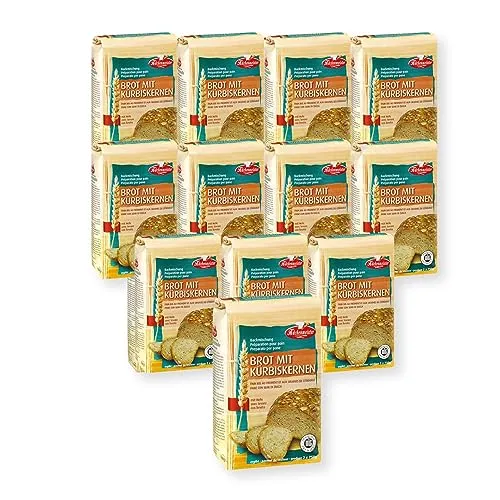 BIELMEIER 12 KG KÜCHENMEISTER Brotbackmischung Kürbiskernbrot a 1 KG Frießinger Mühle