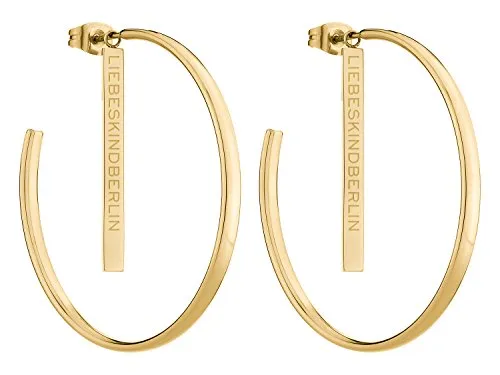 LIEBESKIND BERLIN TIME & JEWEL Damen-Creole Edelstahl in gold von Liebeskind Berlin