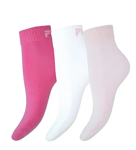 FILA Herren F9300 sokker uni Socken, Rosa, 35-38 EU