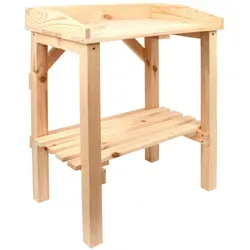 Kinder-Pflanztisch Potti aus Holz, 48 x 61 x 32 cm - Pflanztisch für Kinder, ideal zum Spielen und Gärtnern, fördert Kreativität und Umweltbewusstsein.