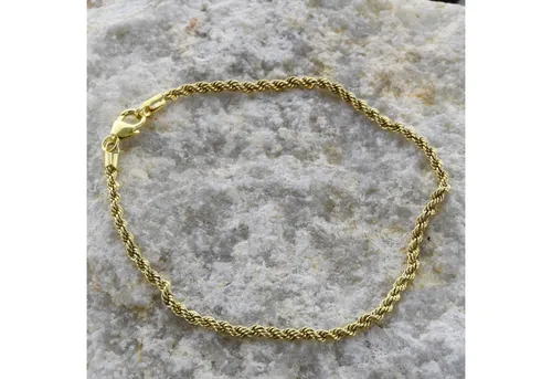 Goldkette Kordelkette 585 - 14 Karat Gold, 19 cm, 2,7 mm - Hochwertige Kordelkette aus 585 - 14 Karat Gold, 19 cm lang und 2,7 mm breit. Edle Verarbeitung, anlaufgeschützt und bequem zu tragen. Perfekt für jeden Anlass und in eleganter Geschenkbox.