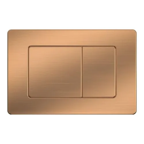 Wunderbad Drückerplatte in Rose Gold für Geberit Sigma/Delta