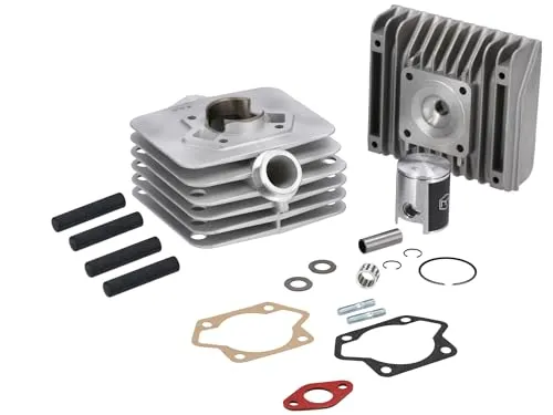 Simson Reso Alu Tuning Zylinder für S51, SR50, KR51 2, S53, Schwalbe - Motor- & Antriebsteile, Hochleistungs-Alu Zylinder für verbesserte Leistung und Beschleunigung, ideal für Tuning-Enthusiasten.