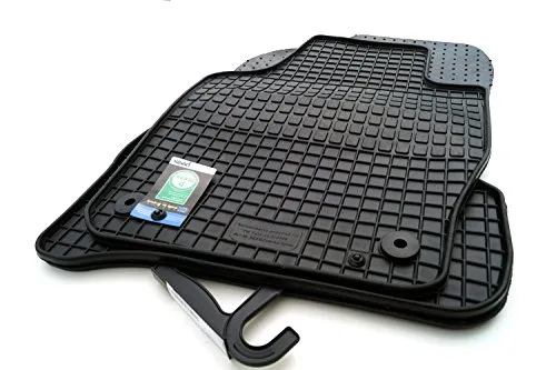 Produktbild kh Teile 66310 Gummimatten passend für Polo 5 Gummi Fußmatten 4-teilig schwarz
