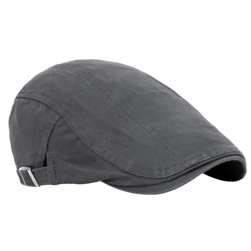 FBBULES Baskenmützen Schiebermützen Atmungsaktive Schirmmütze Sonnenschutz Jagdhüte Draussen Kappen Gatsby Zeitungsjunge Hut Beiläufig Kappe Sommermütze Barette für Herren Damen Einstellbar 55-62CM