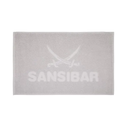 Badematte SANSIBAR PEBBLE (LB 60x100 cm) in silber von Sansibar