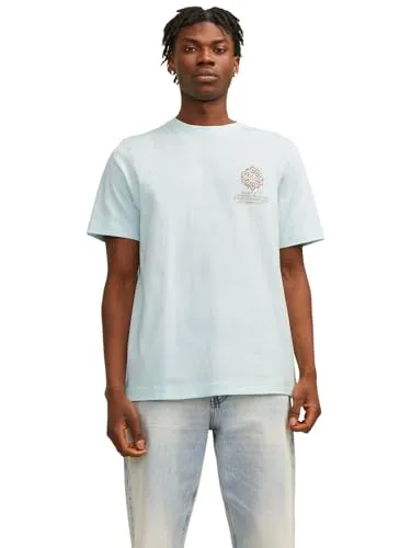 JACK & JONES JORNOTO Graphic Chest Tee SS C.N LN