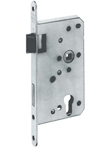 Panik-Einsteckschloss 1201 Fkt.D rd 20/65/72/9mm DIN R VA - Schließtechnik, ideal für Notausgänge mit Panik-Durchgangsfunktion und geprüfter Sicherheit nach EN 179 und EN 1125.