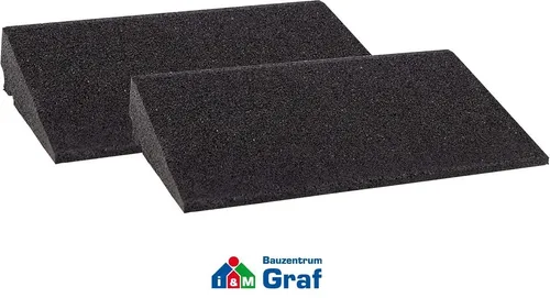 Bordsteinrampe Gummi Set (2 Stück) 400x250x70 mm von Szagato