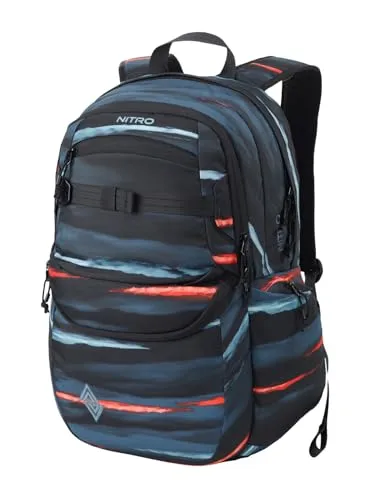 NITRO Future Hero Daypack 51 cm mit Laptopfach – Blau - Schulrucksäcke mit 51 cm Laptopfach, perfekt für Schule und Freizeit, bietet viel Stauraum und stylisches Design.