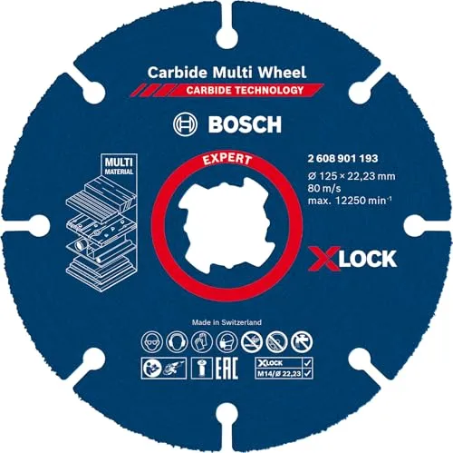 Bosch EXPERT Carbide Multi Wheel X-LOCK 125 mm von Bosch