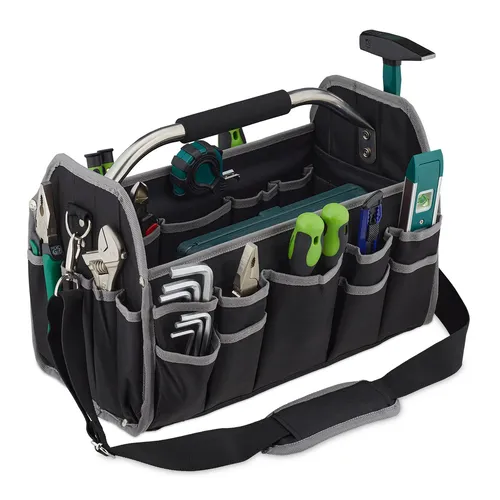 Werkzeugtasche für Handwerk und Hobby - Werkzeuggürtel & -taschen: Robuste Tragetasche für Werkzeuge bis 25 kg, mit gepolstertem Griff für maximalen Tragekomfort.