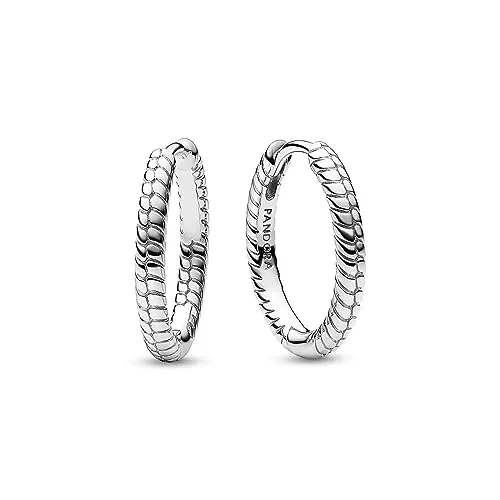 PANDORA Moments Kleine Charm-Ohrringe aus Sterling Silber in silber von Pandora
