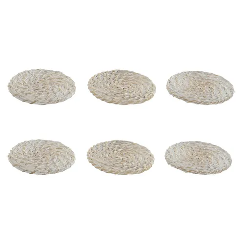 Coasters Home Esprit White Natural Bamboo Rattan - Stylische Untersetzer aus natürlichem Bambus und Rattan, perfekt für jeden Tisch und schützen Sie Ihre Möbel vor Kratzern und Flecken.