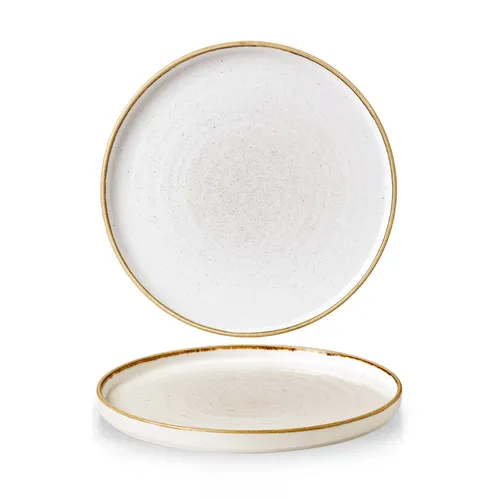 Churchill STONECAST Chefs Walled Plate Barley White 26 cm von Churchill