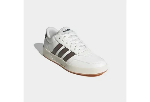 adidas Herren BREAKNET 3.0 Shoes - Stilvolle Sneaker in Weiß und Erdtönen - Herren-Sneaker mit regulärer Passform, Synthetik-Obermaterial und rutschfester Gummiaußensohle für optimalen Komfort und Alltagstauglichkeit.