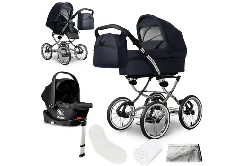 Kinderwagen Blau von Bergsteiger