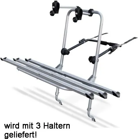 Logic Fahrrad Heckträger kompatibel mit für Mercedes C-Klasse SW 2007-2014 3Räder Fahrradträger