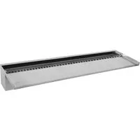 Ubbink Wasserfall NIAGARA LED 90 cm - Eleganter Gartenbrunnen - Gartenbrunnen mit LED-Beleuchtung, aus hochwertigem Edelstahl, der Ihrem Außenbereich eine entspannende Atmosphäre verleiht.