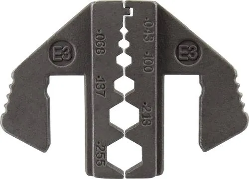 TOOLCRAFT PLE-0E3 Crimp-Einsätze Geeignet für Kabeltyp: RG58, RG59, RG62, RG174 Passend für Marke (Zangen): TOOLCRAFT PZ-500