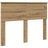 vidaXL Kopfteil Artisan-Eiche 120 cm – Modernes Design - Elegantes Kopfteil aus Holzwerkstoff für dein Schlafzimmer. Robust und pflegeleicht, fügt es sich perfekt in verschiedene Einrichtungsstile ein und sorgt für eine stilvolle Atmosphäre.