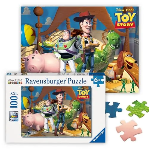 Ravensburger Kinderpuzzle - 10835 Disney: Pixar Toy Story - Puzzle für Kinder ab 5 Jahren, mit 100 Teilen im XXL-Format