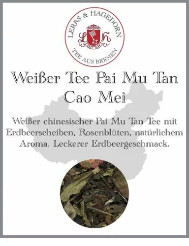 Weißer Tee Pai Mu Tan Cao Mei 250g