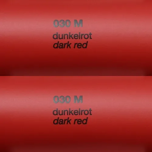 Plotterfolie (6€/m²) Oracal 631 030 Dunkel Rot Matt Folie Klebefolie 1m x 0,63m