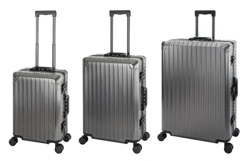 Travelhouse Trolleyset Tokyo, 3-teilig, Aluminium Hartschale